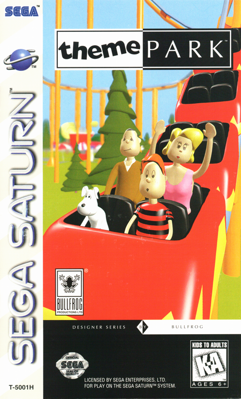 Theme Park box art for Sega Saturn